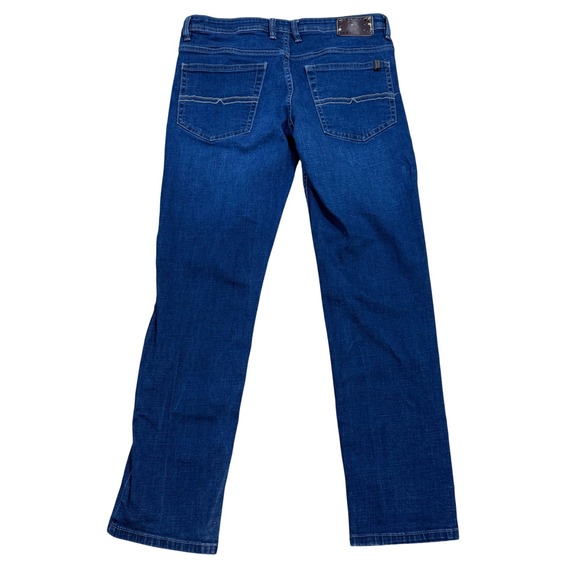 Buffalo David Bitton Jackson Straight Stretch Dark Wash Mens Jeans 32x32 - Picture 3 of 5